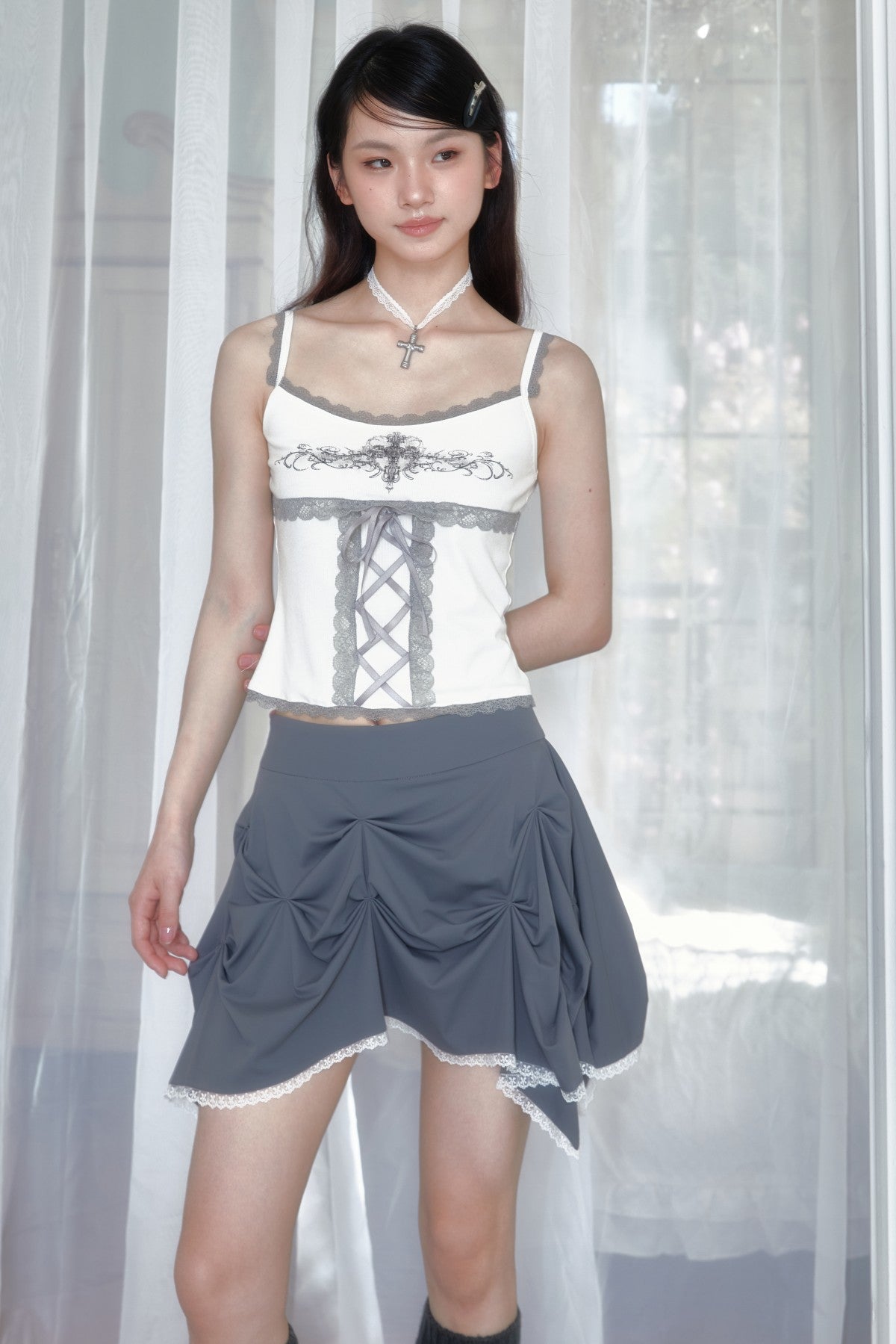 Sculptural skirt